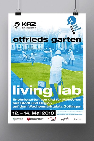 Plakat / KAZ und Junges Theater - Otfrieds Garten-Living Lab 